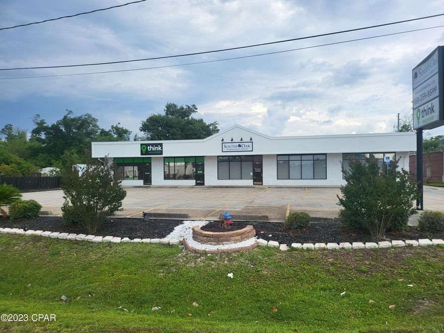 Welcome to a lucrative investment opportunity in Panama City, FL. This prime commercial property at 2810 Hwy 77 offers a solid income stream with a favorable cap rate of 7.1%. With an occupied space and annual tenant income of $163,823 this property ensures long-term financial growth.
Featuring two buildings (front 5,000 sf & back 6,000 sf)  totaling 11,000 sq ft, this property houses thriving tenants including South Oak Title, Think Real Estate, and Mochas & Minis. The combined tenant income of $163,823 annually guarantees a steady cash flow. 
Strategically located on Hwy 77, this property enjoys excellent visibility and high traffic exposure, with consistent demand for commercial space. Close to amenities and businesses, it leverages the city's economic growth for maximum returns.
With a competitive price, solid tenant base, impressive income, and favorable cap rate, this investment property offers exceptional value. Future appreciation  enhance its long-term potential.
In 2019 both buildings were remodeled with new roofs.  Extensive modern buildout was completed for South Oak Title and Think Real Estate.  All Ac units are less than 5 years old with (2) 5 ton units replaced in back building in June 2023.   Don't miss out on this opportunity to acquire a fully occupied investment property.