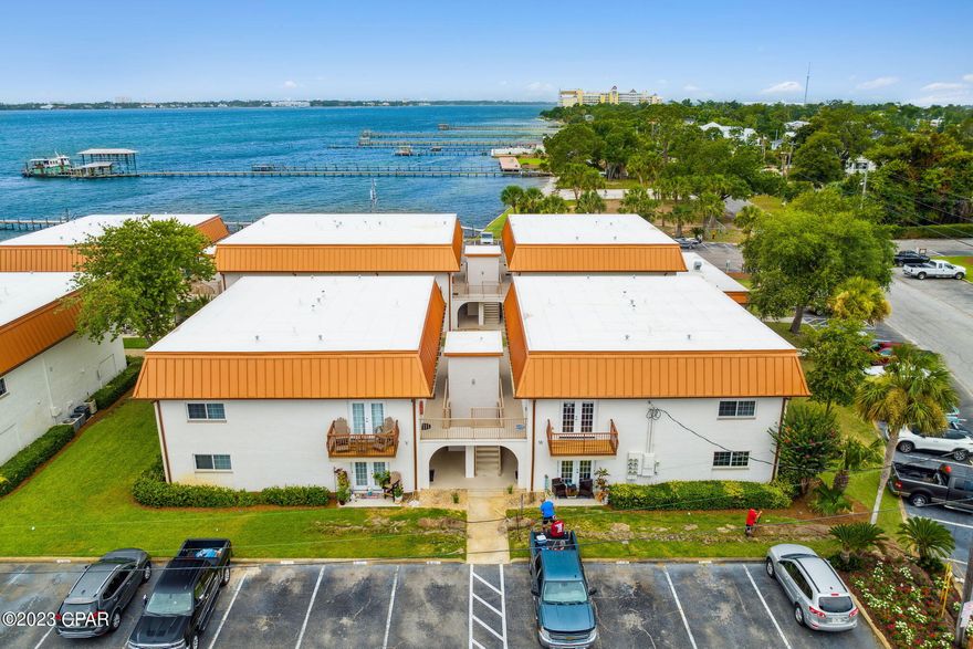 UNDER CONTRACT BUT SELLER IS TAKING BACK UP OFFERS.  PLEASE SHOW! Bay living at it's finest!  The infamous Landmark Condominiums offers a lifestyle with great amenities like private beach access, pool, no yard maintenance and right in the middle of everything St. Andrews has to offer!  The beach lifestyle without the hustle and bustle of Panama City Beach!  This one of a kind unit was stripped down to the studs after Hurricane Micheal and beautifully appointed during the renovation stage. New plumbing, insulation, electrical AND HVAC.  Distinctive tile work in the bathroom, custom cabinetry in the reconstructed kitchen and dining room.  And completed with the finishing touch of vinyl plank throughout!  All this and views of the bay from the 2nd floor balcony!  What more can you ask for?!

You do not want to miss this amazing opportunity to have this well appointed condominium as your next home!
