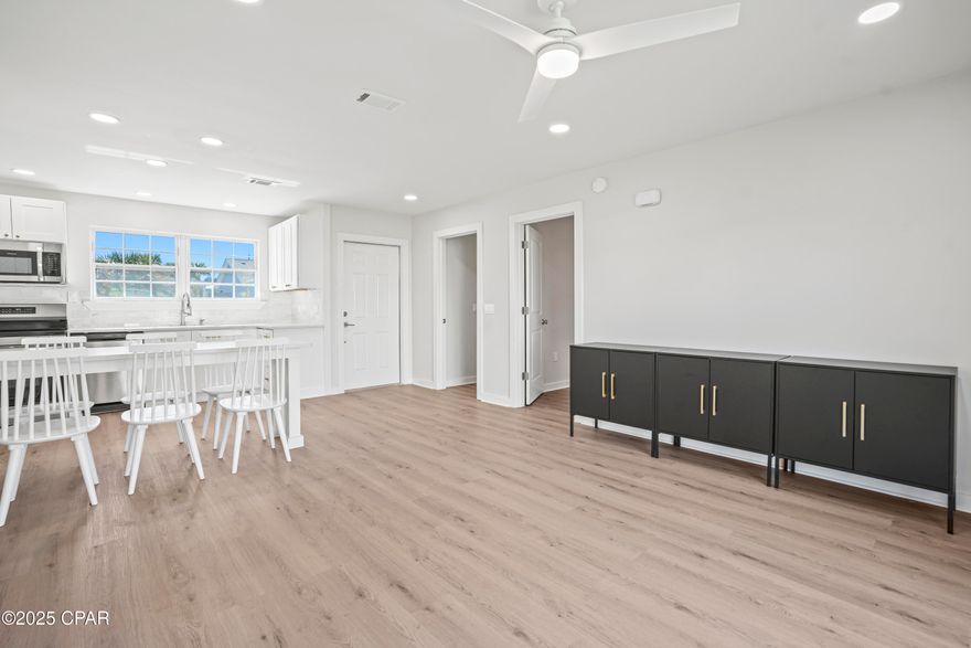 Property is back on the market through no fault of the seller! Welcome to your slice of paradise! This beautifully updated 3-bedroom, 2-bath home offers the perfect blend of coastal comfort, modern upgrades, and unbeatable location. With 1,024 sq ft of stylish living space and no HOA, this property is an ideal short-term rental, second home, or full-time beach retreat. Located south of Hwy 98 in a safe, up-and-coming neighborhood, you're just minutes from everything the Emerald Coast has to offer — 10 minutes to Rosemary Beach, less than .5 miles to public beach access, and 10 minutes to the new $450 million hospital development. Get in before this area is fully redeveloped! Fully updated throughout - fresh, modern finishes and neutral design. New counters and cabinets with contemporary hardware. Stylishly renovated bathrooms with custom tile and designer fixtures. New roof in 2019 for peace of mind. New sod in front and back - lush and ready to enjoy. Shaded carport for convenient parking, Spacious backyard with room for a pool, outdoor entertaining area, or added privacy landscaping
Golf cart access to the beach - cruise to the sand in minutes! Surrounded by great restaurants, shopping, and local attractions. No HOA restrictions - perfect for STR flexibility This home is move-in or rental ready, with plenty of room to expand or create your dream outdoor oasis. Opportunities like this are rare — especially this close to 30A at this price point.

Schedule your showing today and see why this home is the perfect coastal investment!