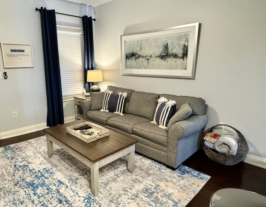 Seize the opportunity to own this  1 bedroom, 1 bath unit at the sought-after Carillon Beach Inn. Nestled on the edge of Lake Carillon, this property combines comfort with breathtaking surroundings.

This unit boasts an expansive wraparound balcony offering panoramic views of the lake, perfect for enjoying your morning coffee or unwinding during the evening sunset. The wraparound balcony provides room for dining, relaxing, and entertaining while enjoying the view.

A fireplace enhances the cozy and inviting atmosphere, ideal for cooler evenings. The unit is tastefully furnished to accommodate immediate living or rental usage. The unit is completely equipped and ready for a personal retreat or a rental investment opportunity.

Carillon Beach is renowned for its beauty and provides amenities such as community pools, beach access, and walking trails.

Experience the charm and calm of lakeside living at its best. Contact us today to schedule a viewing and take the first step towards owning your dream property on the lake.