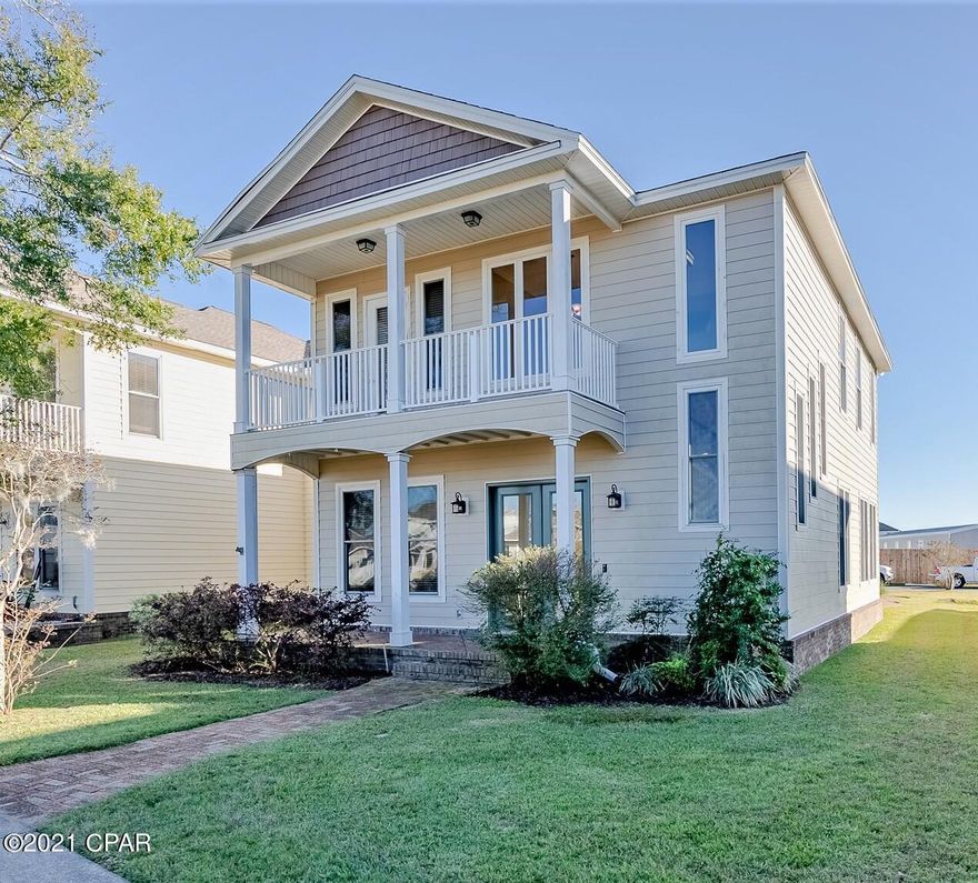 Under Contact. Accepting Backups Welcome home to a magnificent custom- built home in the Riverside Community!  On the first level you have a large bright open floor plan with tall ceilings and multiple windows that allow sunlight to flood the room and a unique design that offers arched doorways and decorative arched wall insets with accent lighting. Other features include a built-in surround system, fireplace, and an abundance of recessed and accent lighting throughout the home.  The kitchen has a breakfast bar and is filled with custom cabinets with granite countertops and stainless-steel appliances. Here you also have a living area, sitting area, and separate dining area all open to one another and the kitchen. There is a bedroom with double doors that could also make a great office As you enter the home through 8 Ft. double doors you are welcomed with an airy entryway boasting 2 story ceilings with accent windows and a wrought iron staircase leading to the second level with beautiful Brazilian teak flooring. Here you will find 3 bedrooms and two bathrooms with one bedroom that opens to its very own balcony overlooking the park. The master bedroom is huge with a walk-in custom closet offering drawers with hanging space and a large bathroom with numerous custom cabinets with granite countertops and offers a sitting vanity area. There is a large open glass enclosed shower, and a separate whirlpool tub. The exterior offers cobblestone walkways and a 4-car driveway with 2-car garage. The amenities include evening walks with winding sidewalks, swimming, fishing dock, basketball, playground, fitness center, and a community center with a large picnic area and recreation room. And if that isn't enough you can enjoy all of these great amenities while someone else cuts the grass too and ALL FOR A LOW HOA FEE OF 135.00 PER MONTH!  ARE YOU KIDDING ME?  GRAB YOUR REALTOR AND SCHEDULE YOUR SHOWING TODAY! THIS IS THE BEST PLACE IN TOWN!