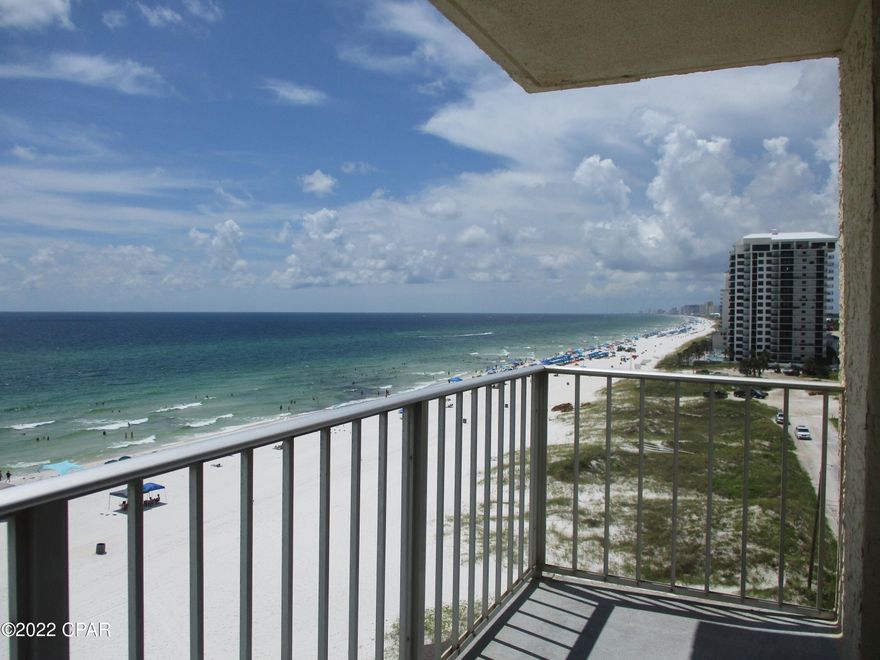 Rarely on the market in Panama City Beach! One bedroom with a master on the gulf in Regency Towers located at the WEST end of the building! This is the best location in all of the Regency Towers condos and the 8th floor is perfect! Gulf front master, 2 full baths, and great open layout for easy condo living. Sold Fully furnished and great price so you can make it your own! Regency is a gated community and has great amenities including poolside tiki bar, 2 Olympic size pools, kiddie pool, hot tub, game room, and gym. Regency is spread out on one of the larger beachfront areas allowing you to enjoy plenty of gulf front beach time, green space, pool decks as well as great parking!