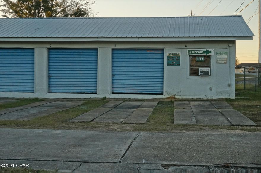 Great Income potential.  Units need repair but currently has some customers. The mini storage will have to be surveyed out of the back pasture.

Please refer to documents and map