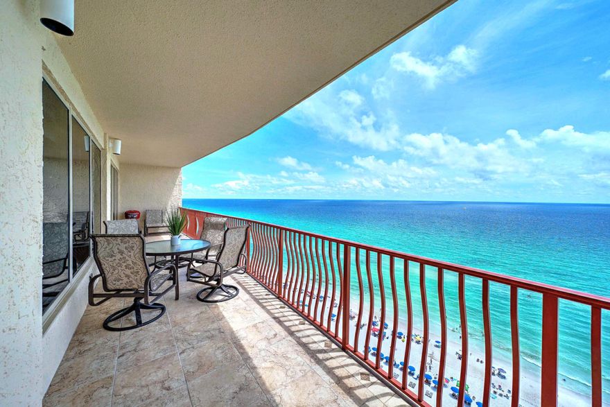 OPEN HOUSE SUNDAY AUG. 16th 1-3! Fabulous condominium at Hidden Dunes!  This is on the perfect floor with gorgeous views and great balcony!!  Enjoy life at Hidden Dunes in one of the most livable and spacious units in all of Panama City Beach!  Open floor plan features gulf front living room, dining room, and master bedroom, as well as gulf views from your kitchen.  Master bedroom has sitting area, large master bath with huge walk in closet. Additional bedrooms are extra large, each with full bath.  Amazing storage with great closets, huge laundry room with sink, and a separate storage closet outside the unit.  Only 5 units per floor. Ideal for permanent residence, 2nd home, or even a vacation rental.  This unit has never been rented and comes fully furnished.  Call today!.