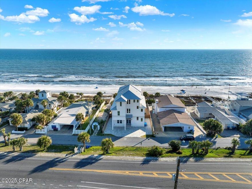 Looking for the right Gulf Front Beach Home, you just found it in this Majestic New Gulf Front Home on Oleander Drive. Already on rental with 30aescapes and is called Jewell of Oleander and the name says it all!  This new construction home features 8 bedrooms of which 4 are gulf front and 2 bunk room and sleeps 36 and booked solid for 2025 with over 450,000.00 already on the books. The first-floor features 12' ceilings and a great open floor plan, living room with a fire place  that opens up a massive pool deck and outdoor kitchen area. with access to the Beach.  The first floor also has a bedroom with En-suite Bath, Game Room, and elevator and features Thor appliances.  The second floor features 2 Gulf Front Bedrooms, both with En Suite Baths, two additional bedrooms, baths along with a bunk room and a din area.  The Third-floor features 2 master suites with baths and another living Room along with a Bunk Room off the living area.  This beautiful home has plenty of break out areas as it has three large decks and a oversize Gulf Front Pool with plenty of parking for up to 9 cars, Audio on every balcony and pool area and a outdoor kitchen with over 550,000 in projected income for 2025.