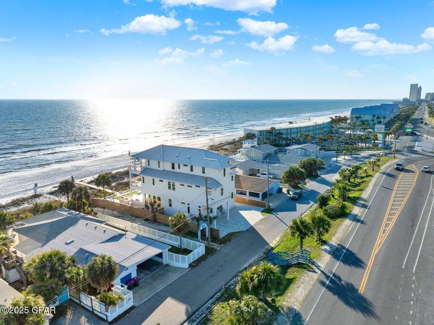 Looking for the right Gulf Front Beach Home, you just found it in this Majestic New Gulf Front Home on Oleander Drive. Already on rental with 30aescapes and is called Jewell of Oleander and the name says it all!  This new construction home features 8 bedrooms of which 4 are gulf front and 2 bunk room and sleeps 36 and booked solid for 2025 with over 450,000.00 already on the books. The first-floor features 12' ceilings and a great open floor plan, living room with a fire place  that opens up a massive pool deck and outdoor kitchen area. with access to the Beach.  The first floor also has a bedroom with En-suite Bath, Game Room, and elevator and features Thor appliances.  The second floor features 2 Gulf Front Bedrooms, both with En Suite Baths, two additional bedrooms, baths along with a bunk room and a din area.  The Third-floor features 2 master suites with baths and another living Room along with a Bunk Room off the living area.  This beautiful home has plenty of break out areas as it has three large decks and a oversize Gulf Front Pool with plenty of parking for up to 9 cars, Audio on every balcony and pool area and a outdoor kitchen with over 550,000 in projected income for 2025.