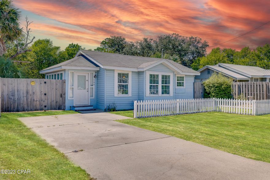 LOCATED JUST BLOCKS OFF THE BEACH! This amazing two bed, one bath home is walking distance from the white sandy beaches and PRICED BELOW APPRAISED VALUE. With a large fenced backyard and great back patio, this home has plenty of room to entertain all of your friends or guests. Remodeled completely back in 2017, this home has many updates throughout - new HVAC, hot water heater, flooring and more. Very well maintained and serving as a long term rental, this home has many opportunities for a first time homebuyer, a retiree or an investor looking for rental income. With a lot of new development happening in the middle of Panama City Beach, don't wait to see this beautiful home! 504 Wisteria Street is the perfect starter home or investment property for you and your family. And best of all, you'll be steps from the lifestyle you deserve, living at the beach!