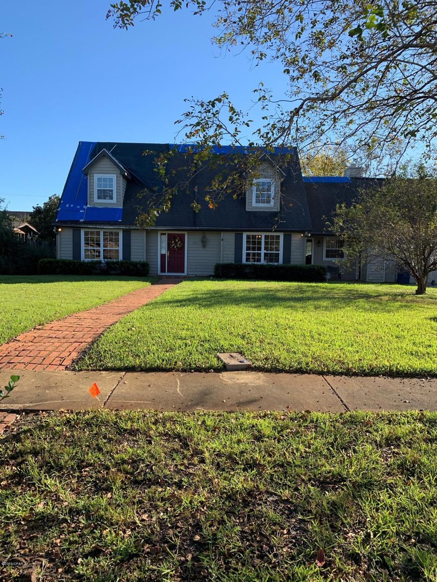 Home To Be Sold AS IS....Attention Investors.....Home was damaged from Hurricane Michael.  Some areas of this home has been gutted and needs to be put back together.  Home needs a new roof, sheet rock installed, flooring, minor wiring repairs, painting, etc.  Great Location with nicely sized large lot. Sprinkler system is on well.  Termite protection.  Must See!!  Seller packing personal items not included in sale of home.  Measurements are approximate - buyers measure.