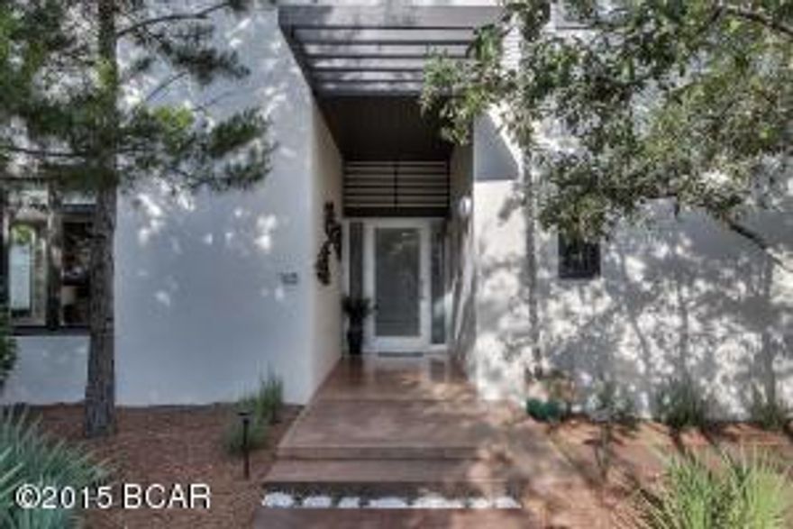 TOTALLY renovated in 2013-14 by MB Construction, this is by far the coolest house in Rosemary Beach. Never been rented & in PERFECT condition, for privacy & style, it just doesn't't get any better than this. While the overall design has a contemporary flair, the overall feel fits in perfectly with the community. The first floor boasts a large open living space based on a beautiful stained concrete floor & anchored by a sleek European style kitchen. A connected dining area sits off to the side; a second living area sits just off to the other side allowing all the living spaces to be connected enough for everyone to be a part of the party but with enough separation to allow kids, teenagers & adults to all have separate spaces. All this opens onto your own private paradise