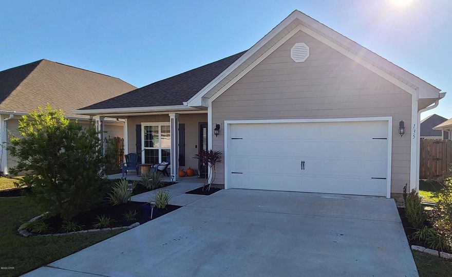 CURRENTLY UNDER CONTRACT, SELLER ACCEPTING BACKUP OFFERS 

Welcome to the highly desired waterfront community of Villages of Mill Bayou! This beautiful home is walking distance to North Bay Haven Charter School and offers many amenities such as a community pool, nature trails, playground, picnic area, firepit and pavilion. Talk about a great floor plan on this home with features like tray ceilings and a kitchen, dining and living area that is large and inviting. The kitchen is top of the line and large enough to sit your whole family for gatherings with granite countertops. The master suite has a large walk in closet with separate shower and tub. The two other bedrooms are separate from the master with a shared bath. Two car garage with