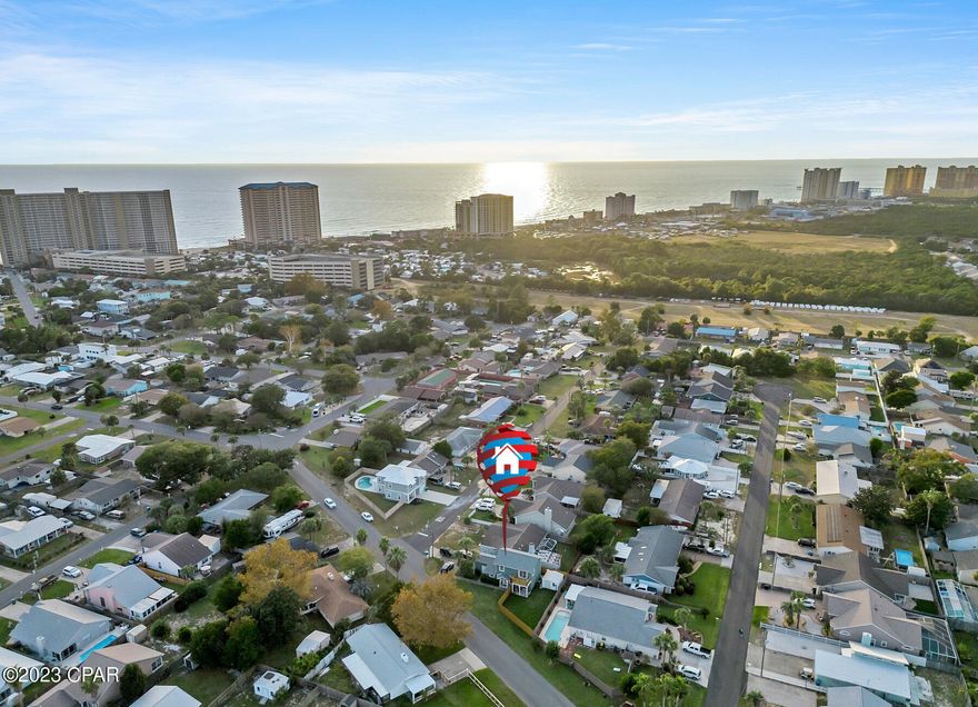 !! Sellers will pay up to $6k of closing concessions with acceptable offer !! 

This is your chance to own a slice of paradise just 4 blocks from the white sand and emerald waters beachside. Mere minutes to Gulf World Marine Park, PCB & 30A's ''premiere Pier Park shopping dining entertainment'' and the outdoor activities at Frank Brown Park! 

Open Sands is a highly desirable neighborhood: Including no H O A, long term only rental restrictions and coveted school zoning making it the perfect family-friendly golf cart community! 

300 Hibiscus is a charming 3 bedroom 2 full bathroom home perfectly situated on a corner lot. Combining comfort and style- the home is being offered furnished. The first floor features an open kitchen/dining, inviting living room with peekaboo staircase, under-stair closet, access to the spacious attached garage and laundry area, a large master with adjoining bath and seamless outdoor enjoyment off the master patio. The second levels features a well kept full bathroom, hall/linen closet, two bright bedrooms with ample closet space and a balcony overlooking the plush backyard and friendly neighborhood with peaceful views all around. Your backyard includes a privacy fence, equipped storage shed, plush grass, gated entrances and plenty of space for a pool for a perfect backyard oasis! Home also equipped with permanent storm shutter attachments in-place. 

In addition to closing costs~ sellers agent will include up to $500 towards the new home warranty policy. Do not miss out on this opportunity to own a beautiful home on one of the most beautiful beaches in America! Submit your offer TODAY!