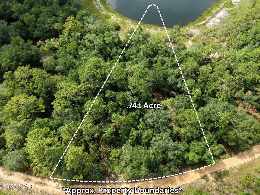 Lakefront lot on Payne Lake featuring a gradual slope, ideal for building. Enjoy abundant wildlife and a peaceful, slower-paced setting.