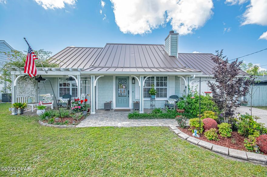 Look no further! This loved, well-kept home may be just what you are looking for. This home is a 3 bedroom, 2.5 bath. It has 2 master bedrooms with private bathrooms. As you enter the home you will enter into the living room. The living room has wainscoting, crown through out the home and stairs that lead to the other two bedrooms. The kitchen has quartz countertops, maple custom cabinets, a farmhouse sink & an island. It has a large walk in pantry, laundry room that leads to the garage. Off the kitchen there is a separate dining room/den area that leads to the back yard. The downstairs master bedroom is big with his/hers closets & tray ceiling. The bathroom has a large walk-in tiled shower, & two vanities. You can also exit from the bathroom into the back yard. Upstairs you will find the other large master bedroom with two closets & a bathroom. You will also see the third bedroom. This area could be used as a bedroom, office or a loft area. This room is not fully enclosed.
The back yard includes a shed, 12x30 pole barn with RV hookup & electric. New hardie board siding & hot water heater which was installed in 2019. The home has hurricane shutters, gutters & has quarterly pest control & is bonded. Roof is metal and comes with a 60 year guarantee. This was installed in 2016. 
This truley is a beautiful home. Schedule your showing today!