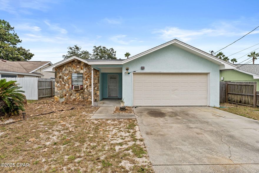 Welcome to 140 Oleander Circle - The Heart of Panama City Beach Living!

Nestled in the highly desirable Open Sands community, this charming 2-bedroom, 2-bathroom home with a 2-car garage is your ticket to the ultimate coastal lifestyle—with no HOA fees! Perfectly positioned just half a mile from Beach Access #51, you can enjoy quick and easy access to the sugar-white sands of the Gulf via golf cart, bike, or a peaceful stroll.

Step inside to find a layout that blends comfort and convenience with a split bedroom floor plan, ideal for a primary residence or second home/vacation getaway spot. With a spacious garage and extra storage, this property offers room for all your beach toys, tools, and more.

Live just minutes from shopping, dining, and entertainment at Pier Park, while enjoying the peaceful neighborhood charm of Open Sands.

Prime location-
 No HOA-
 Golf cart-friendly-
 0.5 miles to the beach.

Don't miss your chance to own a slice of paradise in one of PCB's most sought-after communities. Schedule your private showing today!