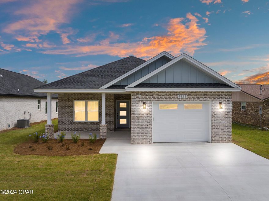 CURRENTLY UNDER CONTRACT, SELLER WILL CONSIDER BACKUP OFFERS

Welcome to 4821 S Lakewood Dr., a stunning new construction and waterfront oasis on Lake Martin. This exquisite home offers approximately 1,850 sq. ft. of living space and is nestled on a generous 0.33-acre waterfront lot.  

The home boasts an open concept design, creating a spacious and inviting atmosphere perfect for modern living. It features three bedrooms and two full bathrooms, providing ample space for family and guests. 

The kitchen is equipped with quartz Calcutta Milano countertops, soft-close cabinetry, LG stainless-steel appliances, and a convenient drawer microwave, making it a dream for any cooking enthusiast. Luxury vinyl plank flooring runs throughout the home, offering both durability and elegance. 

The spacious primary suite offers stunning views of the lake. The ensuite bathroom features a double vanity, quartz countertops, shower/tub combo and a large walk-in closet, providing a luxurious retreat. You will also notice that the home features a large covered back porch, ideal for entertaining while enjoying the serene sunsets and picturesque water views. 

Lake Martin spans approximately 134 acres and is a popular destination for fishing and recreational activities, including wakeboarding, tubing, and water skiing. The lake is home to a variety of fish such as Shellcracker, Bream, and Largemouth Bass.

Enjoy the freedom of no Homeowners Association (HOA) and home-owners insurance affordability. Located in an X Flood Zone, this home does not require flood insurance. With this location, you are less than six minutes from Walmart Supercenter and other shopping and restaurant opportunities, and only a ten-minute drive to Tyndall Air Force Base.

Schedule your private viewing today to experience the beauty and tranquility of 4821 S Lakewood Dr. and make this waterfront paradise your new home.