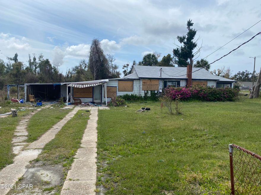 Attention Investors. This parcel contains 3 lots, sub-dived into three separate lots for an opportunity to build 3 new homes. Located just minutes away form Tyndall AFB. Currently an existing building on the lot that will need to be torn down or rebuilt. Contact your agent for more information.