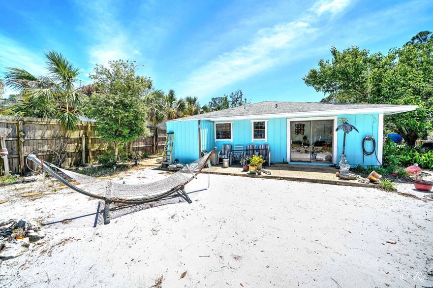 South Lagoon Duplex! This adorable beachy duplex will make a great investment or beach getaway for someone. Live in one and rent the other! Each side is 2 bed/1 bath. There is a shared laundry area in the back of the complex. Walk to the Gulf of Mexico and many local attractions!