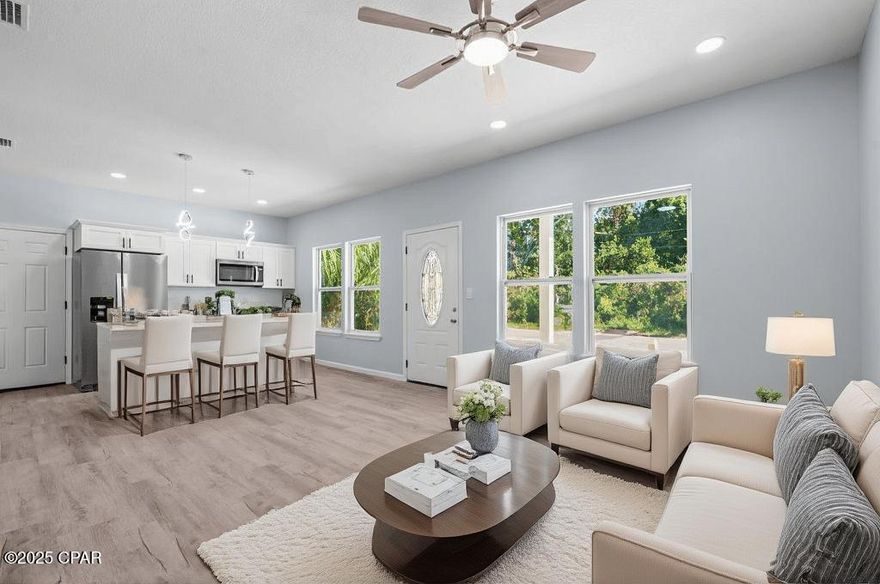 TALK ABOUT AN EARLY CHRISTMAS MIRACLE! THE SELLER IS STEPPING UP TO COVER YOUR CLOSING COSTS,SAVING YOU THOUSANDS RIGHT OUT THE GATE!!

Step into this beautifully crafted, newly built 3-bedroom, 2-bath home, where modern design meets everyday comfort. The open-concept layout welcomes you with bright, airy living spaces and stylish finishes that make the home feel both elegant and inviting.

The kitchen is a true centerpiece — featuring a 7ft island, sleek cabinetry, quartz countertops, and stainless steel appliances, perfect for home chefs and entertainers alike. The master suite offers a peaceful retreat with a spacious bathroom complete with a soaking bathtub — ideal for unwinding after a long day.

Nestled in a quiet, established neighborhood with quick access to schools, shopping, and downtown, this home is ideal for families, first-time buyers, or investors. 

Outside, a private backyard provides the perfect space for outdoor dining, play, or quiet evenings under the stars. With its fresh construction, energy-efficient design, and move-in-ready appeal, this home offers the perfect blend of modern living and lasting comfort.