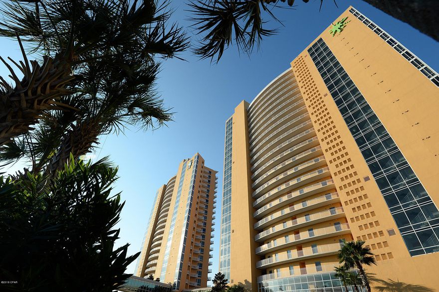 Price Reduced! Don't wait....Come see this highly desired ''Beachcomber'' unit in the popular Splash Resort!!! This condo boasts two spacious bedrooms and two baths, complete with a large bunk area.  Come and enjoy your GULF FRONT master suite with it's  oversized balcony and take in the spectacular views of the beach! This condo has tile throughout the entire unit, a gourmet kitchen with an island & granite counter tops,  plus a double vanity, separate garden tub & walk-in shower in the master bath. . Splash Resort offers great amenities including: a waterpark with a kids' pool, waterslides, interactive water toys, a lazy river ride, dive-in movie theater, a poolside bar and grill, an arcade and a state of the art fitness center just to name a few!!! . Plus you are just minutes from all the best restaurants, shops and entertainment that Pier Park has to offer! So make plans to visit Splash and check out this great opportunity today.  All dimensions are approximate and should be verified by the Buyer if important.