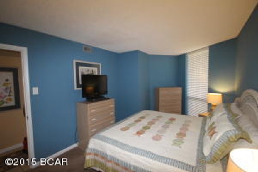 This beautiful 3rd floor unit at Pelican Walk is calling your name! This unit has an updated kitchen, beautiful plantation shutters, overlooks the pool and has a great beach view. The unit has been expertly decorated and is in a complex that is well maintained and is loaded with amenities. This family oriented complex is located on the much desired Thomas Drive near the Saint Andrews State Park. All information is believed to be correct, but should be verified by the buyer.