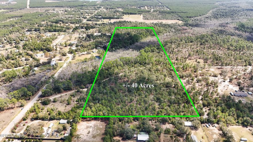 Situated in Southport, FL, this 40-acre property offers a peaceful escape surrounded by nature. Towering mature trees provide a picturesque setting, making it a great opportunity for those seeking privacy, recreation, or future development. Conveniently located near Dean Bozeman School (K-12).  Call today for more information.
