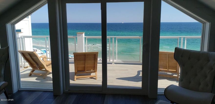 Largest new Beach House on Front Beach Road and closest to 30A.  This custom built Beach  House is designed for the luxury Buyer that wants a investment that will be a cash cow.  Fantastic views with a 50' gulf front lot and fully furnished ready for rental.  See rental projections that are based off similar homes built by same developer.