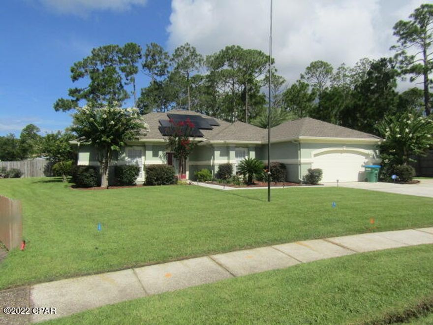 North Colony Club Estates! POOL SERVICE, LAWN SERVICE WITH WEED CONTROL, PEST CONTROL AND ADT SECURITY SYSTEM INCLUDED with this beautiful 3 bedroom 2 bath POOLHOME with 2 car garage, fenced backyard, covered & open patio. This spacious home features living room with electric fireplace, formal dining room, kitchen with island, stainless steel appliances, breakfast nook & bar, and pantry, laundry room, two bedrooms with jack & jill bathroom, spacious master bedroom with sitting area or office, master bathroom with double vanity, walk in shower, and two walk in closets.  This home is equipped with solar panels, sprinkler system  (same meter), and tankless gas water heater. GENERAC whole house generator. $250 pet deposit, per dog / $25 monthly pet rent, per dog