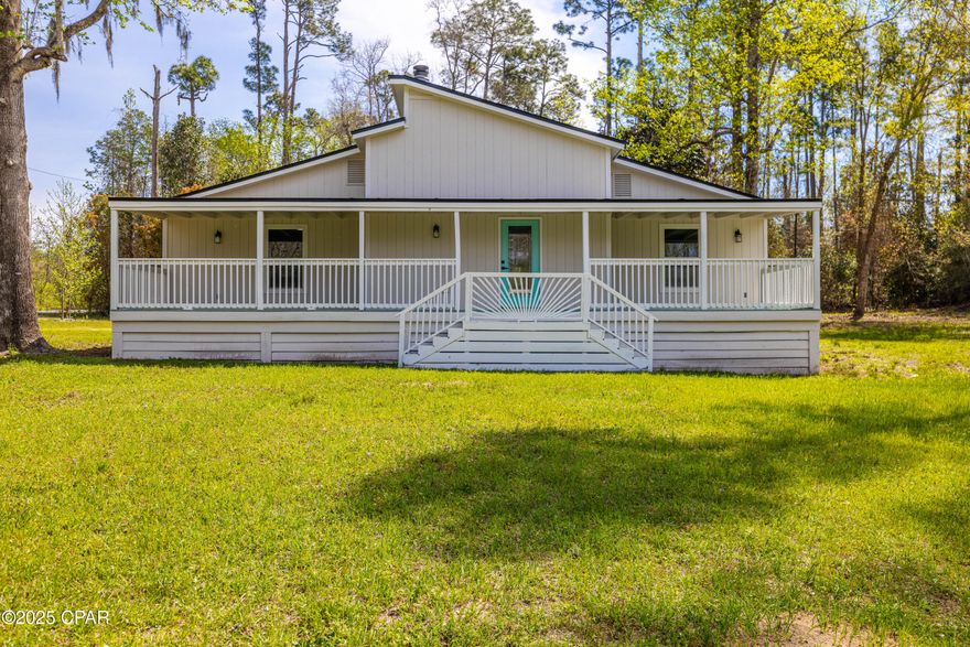 Welcome to this beautifully updated 4-bedroom, 3-bath home in Compass Lake in the Hills! Situated on 1.54 acres, this home boasts a brand-new roof, new windows, fresh paint inside and out, and fully updated bathrooms and kitchen. The spacious master suite features a huge walk-in closet, while an additional room with a full bath offers ideal space for a mother-in-law suite or guest quarters. The 3rd and 4th bedrooms share a convenient Jack and Jill bathroom. Just around the corner, enjoy access to a boat ramp and community building. With McCormick Lake directly across the road, you'll have stunning views and outdoor recreation at your fingertips. Compass Lake in the Hills offers two lakes, two restaurants, a swimming pool, driving range, disc golf, and rental cabins. Located midway between Dothan and Panama City Beach, this home provides a perfect blend of tranquility and convenience. Don't miss your chance to experience this fantastic community!