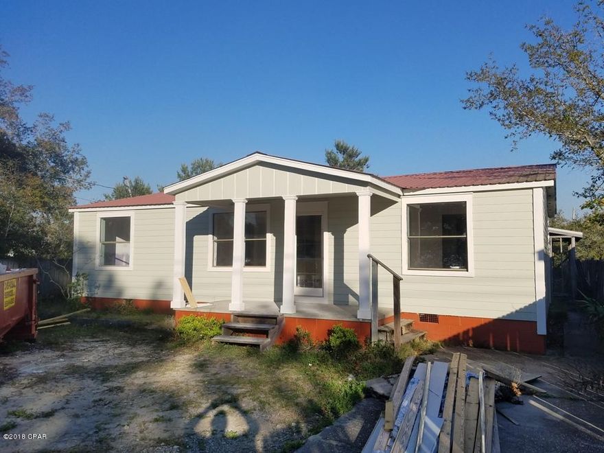 The house was assembled in 1992.This is the best priced property on the beach for a 3/2 on a large lot.Golf Cart friendly to Laguna Beach's privately owned beach front. This is a very reasonably priced beach house. The house is finished to the completed sheet rock stage. Buyer will have to finish but for about $155K it can be completed. That is a great price in todays market for a 3/2 house on the beach with a very large lot for expansion in the future.