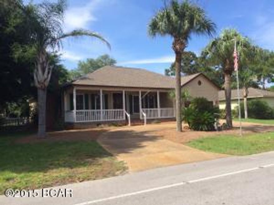 Great golf course home in Bay Point with private pool.  This home is a lovely 2-3 bedroom home with formal dining room, hard wood floors, fire place, and covered patio over looking the pool to the golf course.  The office or 3rd bedroom is complete with builtin in book cases to include a Murphy's bed, small bar sink area and wine cooler. Bay Point is a gated golf course community with marina.