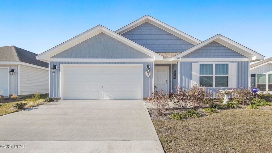 Check out this nearly new home! 4 bed, 2 bath and only lived in for 6 months! Brand new fence and conservation land behind you so no backyard neighbors. The mailboxes are right across the street, easy access. Ceiling fans have been installed, comes with new washer and dryer, fridge, dishwasher... move in ready! This lovely home was just built in 2020, everything is still new. Lots of space, quiet neighborhood and 5 minutes from Highway 231. Come check it out! Save money on the survey- it's already done and available too!