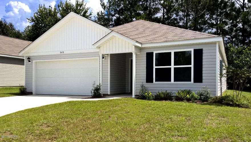 Located in Barrett's Park at Olde Towne Village, tucked away from the hustle and bustle of town in Bayou George. The Aria foyer leads to the open living area, dining room, and kitchen. The kitchen has a large island with bar space overlooking the family room. The master suite is off of the dining area and has a large walk in closet. The bath has a dual vanity, water closet, separate shower, and garden tub. At the front of the home are the second and third bedrooms, which are on either side of the second full bath. Come see this new construction home!