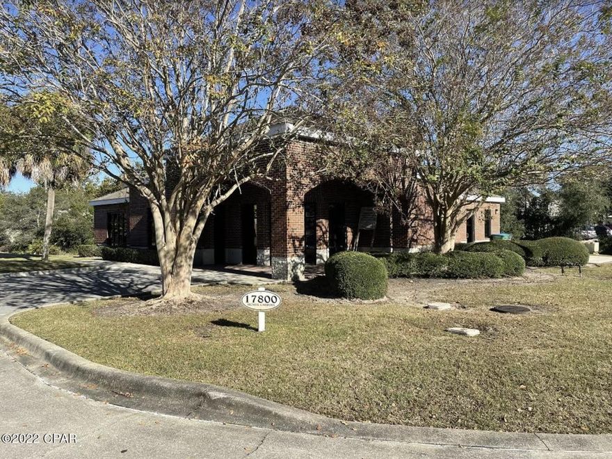 Class A office space available on Panama City Beach Parkway. Conveniently located near Highway 79-enjoy quick access to both Highway 30A and Panama City Beach. The available area is 1,463 SF with 521 SF of common area. The four offices along the north are equipped with built-in desks and glass partitions. Utilities are included in rent.