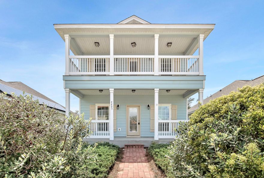 CURRENTLY UNDER CONTRACT, SELLER ACCEPTING BACKUP OFFERS Stunning home located in the bay front & gated community of Magnolia Bay Club. Come enjoy life with no yard maintenance! Downstairs boasts beautiful hardwood floors, spacious living room, gorgeous kitchen w/stainless steel appliances & gas stove, separate dining area, half bath & storage closet. Upstairs features 3 bedrooms, attic space w/pull down stairs & full bathroom. The master bedroom is very large & has a nice size en-suite  bathroom featuring a large tile shower. Neighborhood features a community pool, gas grills, fishing dock overlooking St. Andrews Bay, 2 playgrounds & breathtaking bay views.  Home is located just a short drive to Publix, popular restaurants, water sports, beaches, St. Andrews St. Park, & shopping.! Short 5