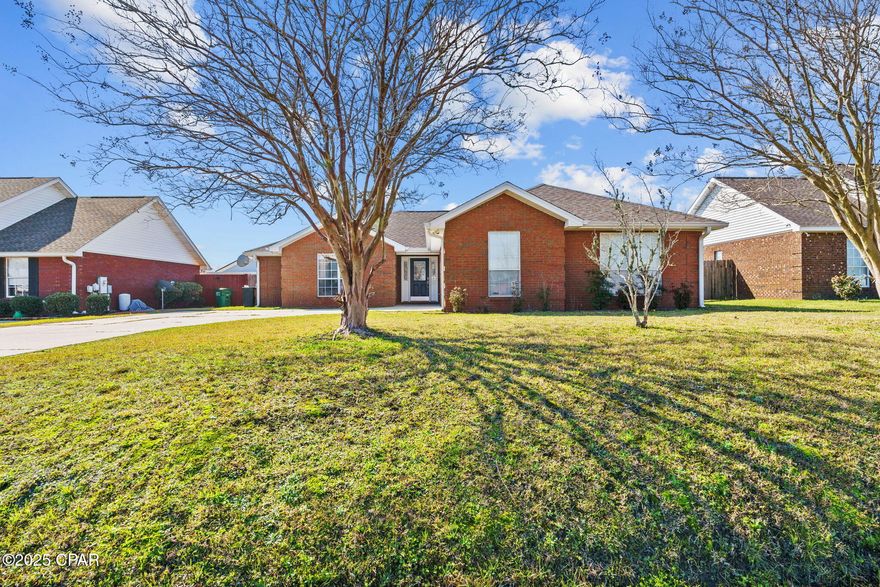 CURRENTLY UNDER CONTRACT, SELLER WILL CONSIDER BACKUP OFFERS.Welcome to 5430 Nicole Blvd, where modern updates meet unbeatable convenience! This beautifully refreshed home features a breathtaking kitchen with sleek quartz countertops, brand-new appliances, and a stylish range hood vent—perfect for cooking and entertaining.

Freshly painted throughout, the home also boasts an inviting electric fireplace, adding warmth and charm to the living space. One of the standout features is the oversized mudroom—a versatile area large enough to be a playroom, office, home gym, or whatever suits your needs.

Step outside to enjoy the spacious, fully fenced backyard, offering privacy and plenty of room for outdoor fun.

Located in the highly sought-after Cherokee Heights neighborhood, this home is just 15 minutes from Tyndall AFB. Plus, being in the county means you'll enjoy lower property taxes while still benefiting from all the conveniences of city living.

Don't miss out on this incredible home in a prime location—schedule your showing today!