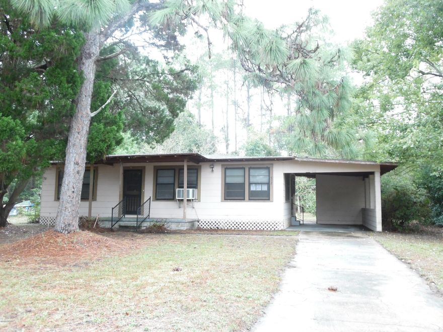 Here is a wonderful opportunity to own your very own home, for a great low price,  in the Callaway area.  This 3 bedroom home sits on a large lot in a quiet area of Callaway, yet close to Tyndall AFB, shopping, and only 10 minutes to downtown and hospitals.  The walls are original tongue-in-groove wood throughout.  It is a 1950's circa home, that has been well preserved, with lots of character and great potential.