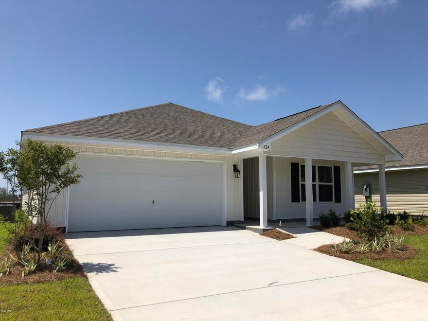 The Ryder features 8' ceilings throughout, vinyl flooring in common areas and carpet in the bedrooms, nickel hardware on interior doors, durable

laminate countertops and quality paint throughout. Just off the foyer you will find a small hallway that leads to two bedrooms with shared bathroom. As you enter

the great room you will notice that the spaciousness as it is open to the kitchen and dining area. With a center island you have plenty of space in the kitchen, the

appliances include: Stove, Microwave and Dishwasher as well as a filtration system in the kitchen. A standard Smart Home package includes a KwikSet keyless entry, Skybell doorbell, automated front porch lighting, an Echo
Dot device, and Quolsys touch panel which can be integrated to control your lighting, thermostat, front door and so much more.
A builder 10 year structural warranty is also included.

Pictures, photographs, floor plans, elevations, features, colors and sizes are approximate for illustration purposes only and will vary from the homes as built. Home and community information including pricing, included features, terms, availability and amenities are subject to change and prior sale at any time without notice or obligation. For Move-In/Completion Estimates: Ready dates are estimates only. Timing of completion of construction and buyer move-in are subject to contingencies contained in home purchase agreement and governing jurisdictions issuance of a certificate of occupancy, and may change due to forces majeures and other delays or disruptions outside the reasonable control of the Builder.