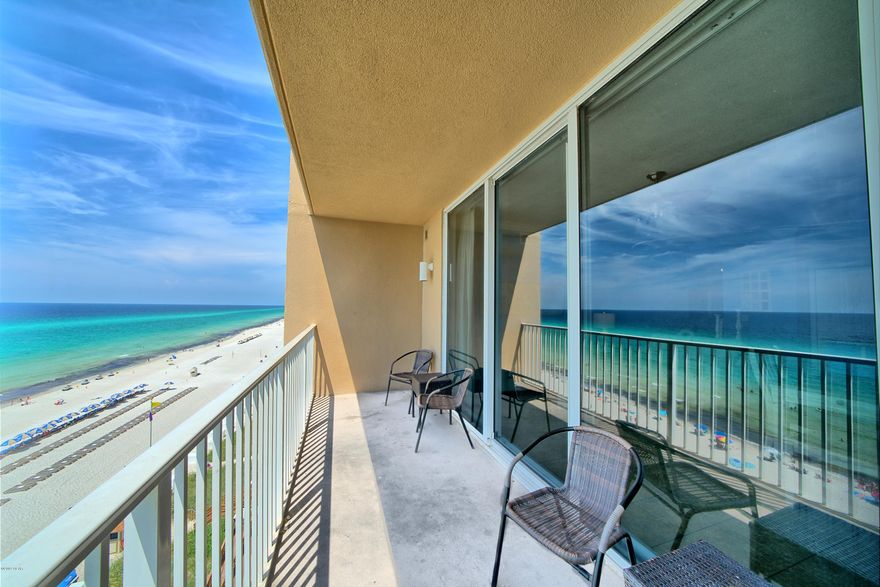 BREATHTAKING VIEWS! Everything looks just like Tropical Paradise from the balcony of this Beautiful 6th Floor 2BR/3BA w/Bunk Condo at Tidewater Beach Resort on Gorgeous Panama City Beach! Remodeled within the last year, unit #613 looks incredible with the new Caribbean Colors and Motif! All Tile Floors throughout set's this unit apart from the rest, and Low Floor units like this one are a rare opportunity at Tidewater! This Magnificent Condominium is located just a short walk down the Sugar White Sand to the City Pier & the Famous Pier Park Center! With amazing amenities and perfect location, Tidewater Beach Resort is hard to beat! Hurry before someone else snatches this one up! All measurements are approximate, Buyer to verify.