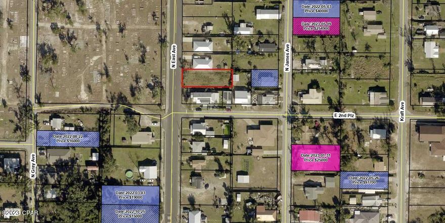 Great building lot in a central location.