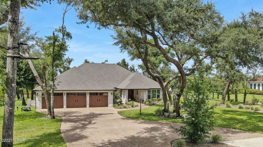 CURRENTLY UNDER CONTRACT, SELLER ACCEPTING BACKUP OFFERS. Stunning waterfront home. Completely redone after HM. No expense was spared. Custom woodwork throughout the house. The master bathroom is the ultimate retreat after a long day. There are so many upgrades you do not want to miss this gem. This house is the perfect entertaining space with 2 stoves, double built in ovens, side by side fridge, microwave, pellet ice machine and beverage/wine fridge in the kitchen. So many extras.....water softening system, lawn irrigation system, 3 car garage, 105' of waterfront footage and the list goes on and on inside and outside the home.