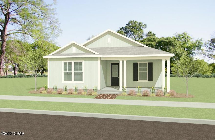 The Estero floor plan by Samuel Taylor Homes has 3 or 4 spacious bedrooms, or use one as a study. The large island kitchen includes stainless steel appliances and a large walk-in pantry. This home showcases a covered front and back porch to enjoy the beauty of SweetBay. Our community features a basketball court along with a breathtaking pool complete with waterfalls and a lane line for swimming laps. Pocket parks, hiking, biking, and walking trails, bay access for water activities, marina and towns center coming soon round out the amenities. New homebuyers also receive priority access to top-rated University Academy, a free charter school!