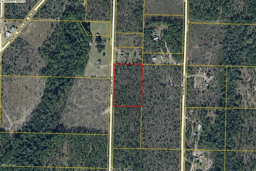 Ready to build on. This versatile parcel is ready for your next adventure. DIY or call your builder. New construction is back in full swing. This is the smart way to have what you want. Great location and private. Less than an hour from The Worlds Most Beautiful Beaches (Panama City Beach), Econfina Springs, Marianna Caverns, and if you like shopping, Famous Pier Park. This is a great parcel to give as a wedding gift, Birthday Gift or secure it for the future. Beautiful natural Florida Landscape with an occasional sighting of some of Northwest Florida's wildlife.(Red Fox, Whitetail Deer, Fox Squirrels, Florida Eagle, and only minutes from some of the best fishing on the planet. Truly a great place to be. Call today.