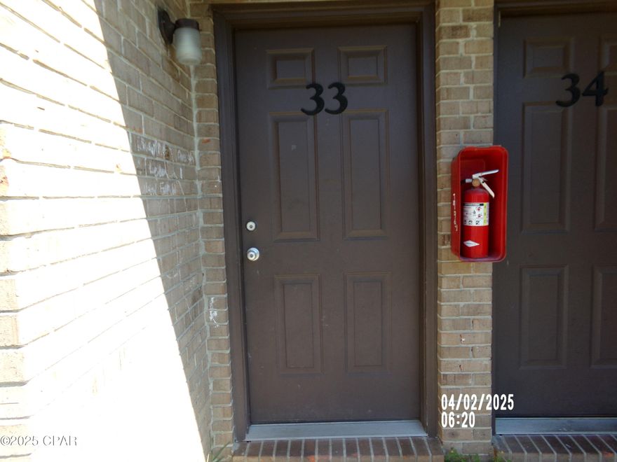 2 bedroom 1.5 bath set up like a Townhome. All Bedrooms are upstairs with the living and 1/2 bath located downstairs. Located within 10 mins. to Tyndall AFB, Shopping/Dining and local Parks. No washer/dryer hookups but, we have on site coin laundry. NO PETS! MUST pass background/credit check. All measurements, sizes and zoning approximate. Please verify if important.