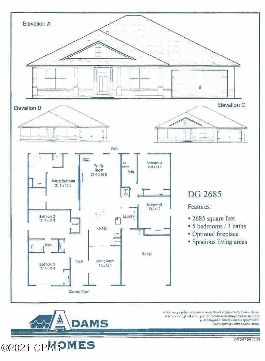 Massive 4 bedroom/3 bath home with an unbelievable kitchen!!! This home lives large and has a wide open floor plan! In the mornings enjoy Lake views from your covered front porch and peaceful evenings on your expanded large 24x10 covered back patio! Don't miss this one!! 

*Upgrades added to this home: Granite, expanded kitchen, under counter lighting, flood lights in back, CoreTec Pro Plus throughout home (no carpet), large vaulted ceilings and so much more!!