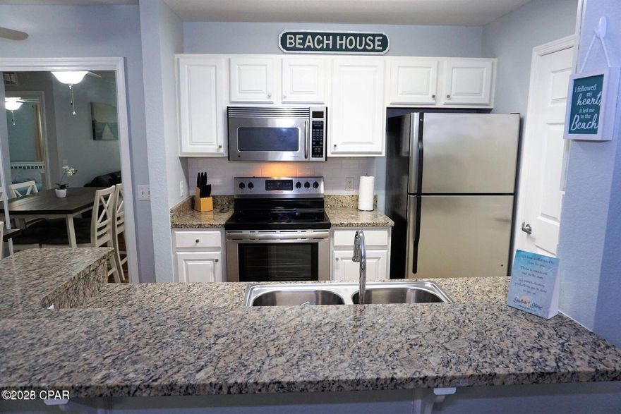 Opportunity to own a family vacation rental by the pool and playground. Close to the beach, Pier Park and the New Pirates Voyage. Ground floor, no steps. New towels, linens and sofa. Completely furnished. Rental Ready.