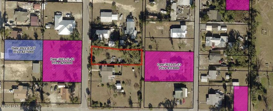 Nice lot for single Family home to be built or Manufactured Home is allowed. Convenient to shopping, dining and schools. Centrally located in Panama City. Nice lot for investment or raising a family
