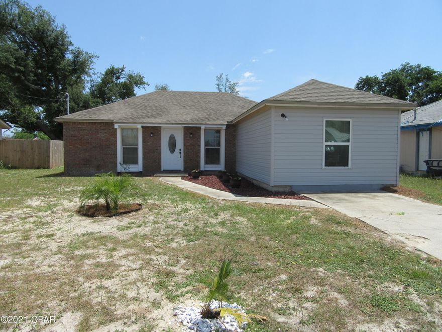 This tastefully remodeled 4 bedroom 2 bath home is convenient to shopping, dining, schools and centrally located to the Worlds Most Beautiful Beaches and Military Installations. Improvements include but not limited to new wood plank flooring, new paint, trim, upgraded fixtures, countertops, and back splashes. Living area is a very large open floor plan overlooking a large back yard. All property sizes and ages are approximate, please measure and/or verify if important. School assignments are subject to change, please check with Bay County for most accurate information. Deposit is the same as the rent. Pets allowed. Breed restrictions apply with owner approval only.