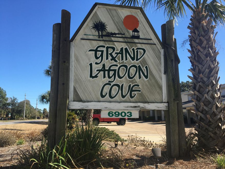 **OVER $65,000 IN RENOVATIONS AND FURNITURE** Walk right out to your boat/boat slip(2 person waiting list ahead of you-$500 a year)! This 2bd, 2ba(ground floor)lagoon front condo with a community pool will go quick! Assigned parking space(45) is right in front of your unit! Kitchen was opened up to maximize the views. Too many upgrades to list...but I'll try :-) Everything is new! Granite countertops, stainless steel appliances, farmhouse sink, disposal, custom white cabinetry, ceramic tile(wood looking)floors, interior/exterior doors and trim, vanities and toilets, paint, window treatments, furniture, washer/dryer, 32&55 inch TV's, sofa sleeper for extra guests, patio furniture, and much more. Upgrade list is available upon request. All info is approx. and should be verified if important