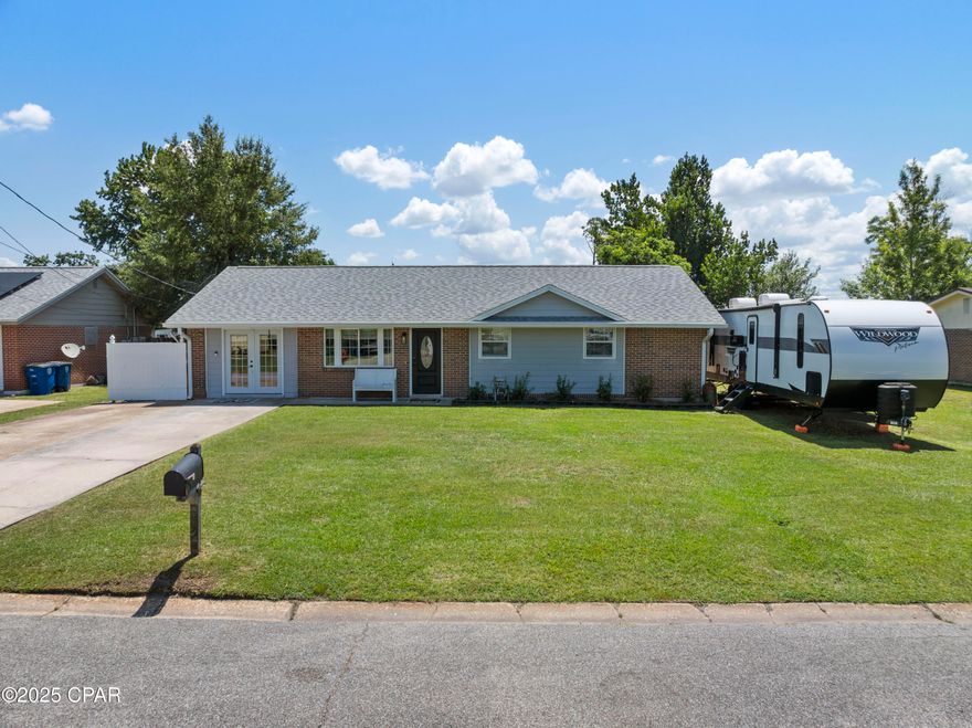 Welcome to 1910 Chestnut Ave. - A Stylish & Updated Home in the Heart of Panama City!

This beautifully renovated 3-bedroom, 2-bathroom brick home is the perfect blend of modern updates and timeless charm. Located in a prime, central location, this home offers easy access to local schools, parks, and shopping, making it a fantastic choice for anyone seeking convenience and comfort.

Step inside to discover brand-new luxury vinyl plank flooring throughout, creating a seamless flow from room to room. The freshly remodeled bathrooms feature contemporary fixtures, while the open-concept living space allows for effortless interaction between the living room and kitchen, complete with updated appliances. A versatile bonus flex space provides endless possibilities—whether you need a home office, playroom, or additional living area, it's ready to meet your needs.

Outside, the spacious, fully fenced backyard provides the ultimate private retreat. Enjoy the outdoors in your charming gazebo or make use of the storage shed for added convenience. With plenty of space for entertaining, relaxing, or gardening, this backyard is an ideal setting for year-round enjoyment.

Don't miss out on this move-in-ready gem with fantastic curb appeal! Make 1910 Chestnut Ave. your new home today!