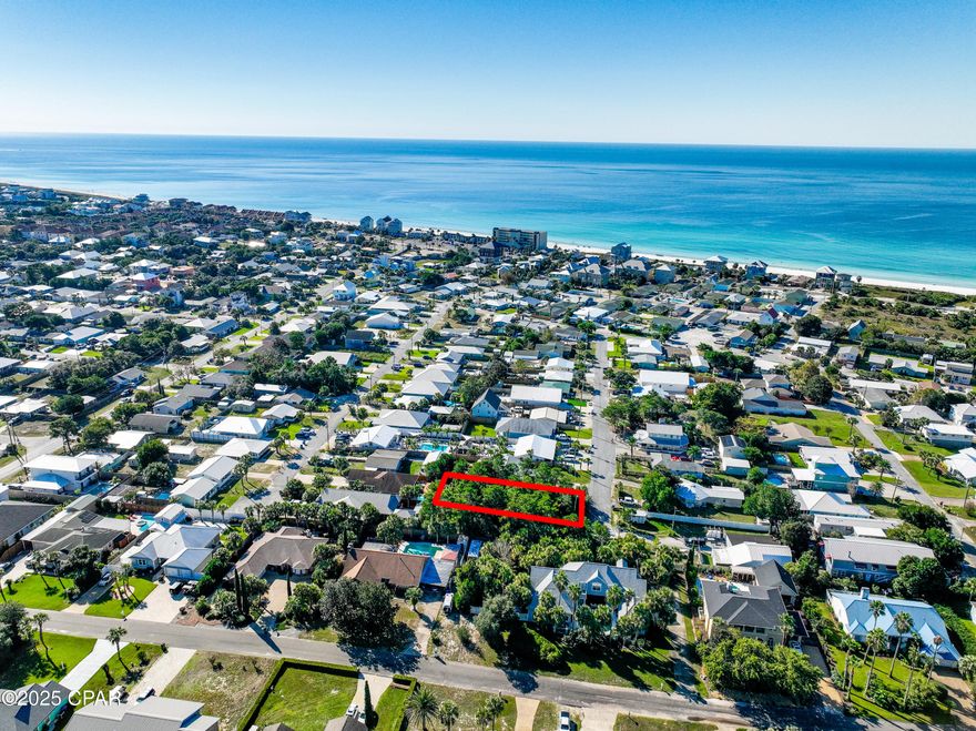 This  50 x 125  lot presents an opportunity to own a slice of paradise on a quiet cul de sac in the coveted West End of PCB's Laguna Beach. Just a a 7 min drive to scenic 30A's Rosemary Beach eateries, 30Avenue upscale shops and restuarants. Add it's a  quick drive to Pier Park, Dave & Busters, Pirates Voyage & Top Golf, this lot is perfect for your primary residence, or short term rental.You & your guest can enjoy a 7 min walk to the beach with it's breathtaking views & shimmering white sand & emerald waters. Enjoy no HOA's and short term rentals are allowed. Are you ready to embrace coastal living on a tucked away lot with no through traffic? Another home on Tanaga just closed for 7 figures so if you want the best of both worlds, social outing convenience and a private tucked away lot, this is it!